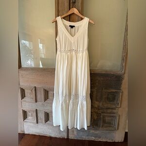Sanctuary Cream Sleeveless Maxi Dress